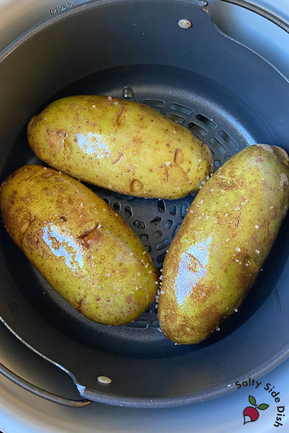 baked potatoes in an air fryer