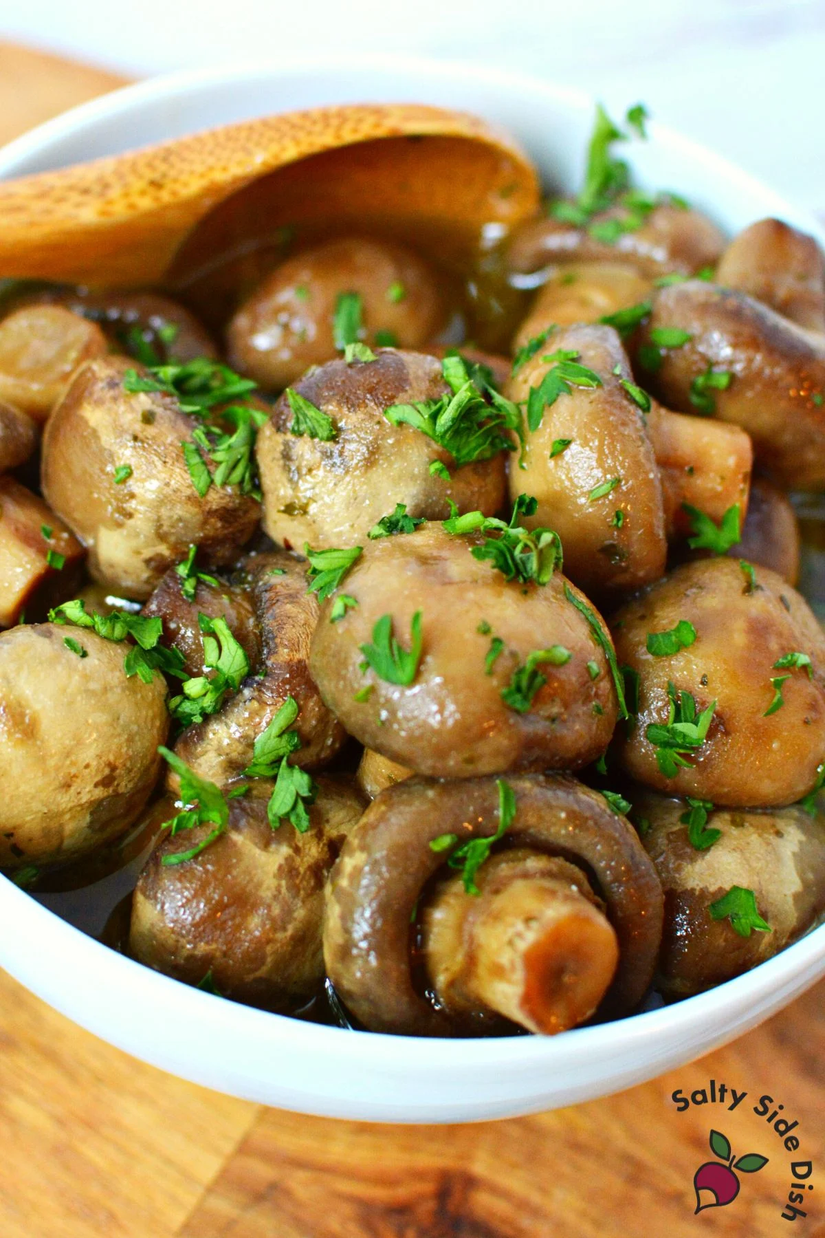 Crockpot Ranch Mushrooms