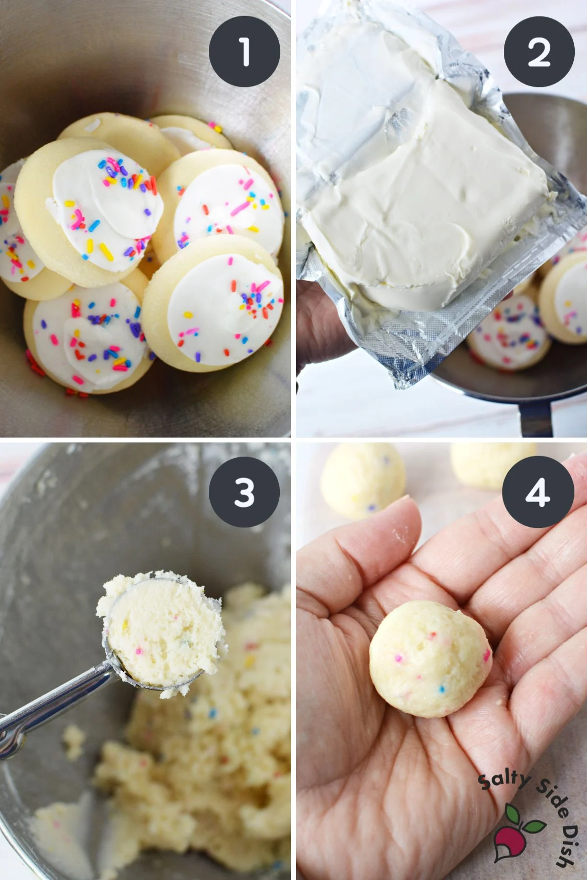 ingredients that make up starbucks copycat cake pop recipe.
