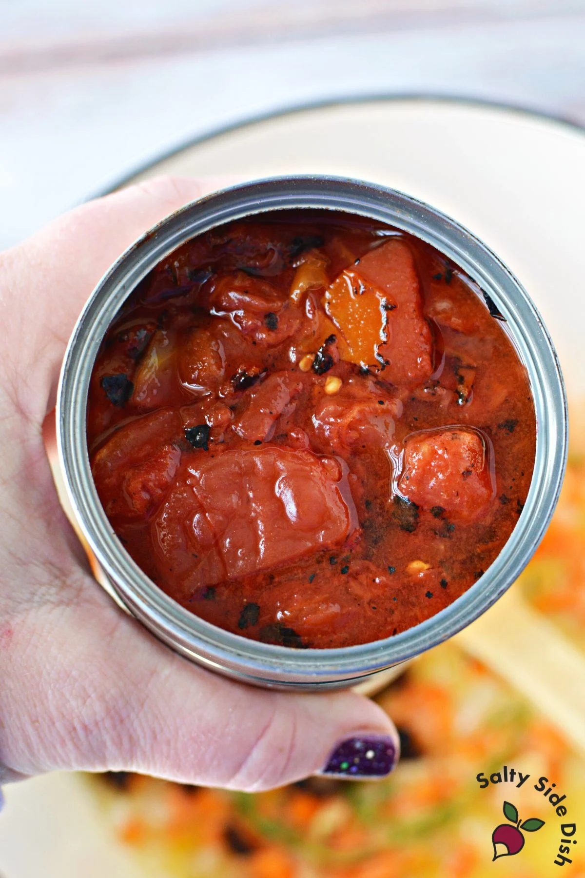 canned tomatoes.