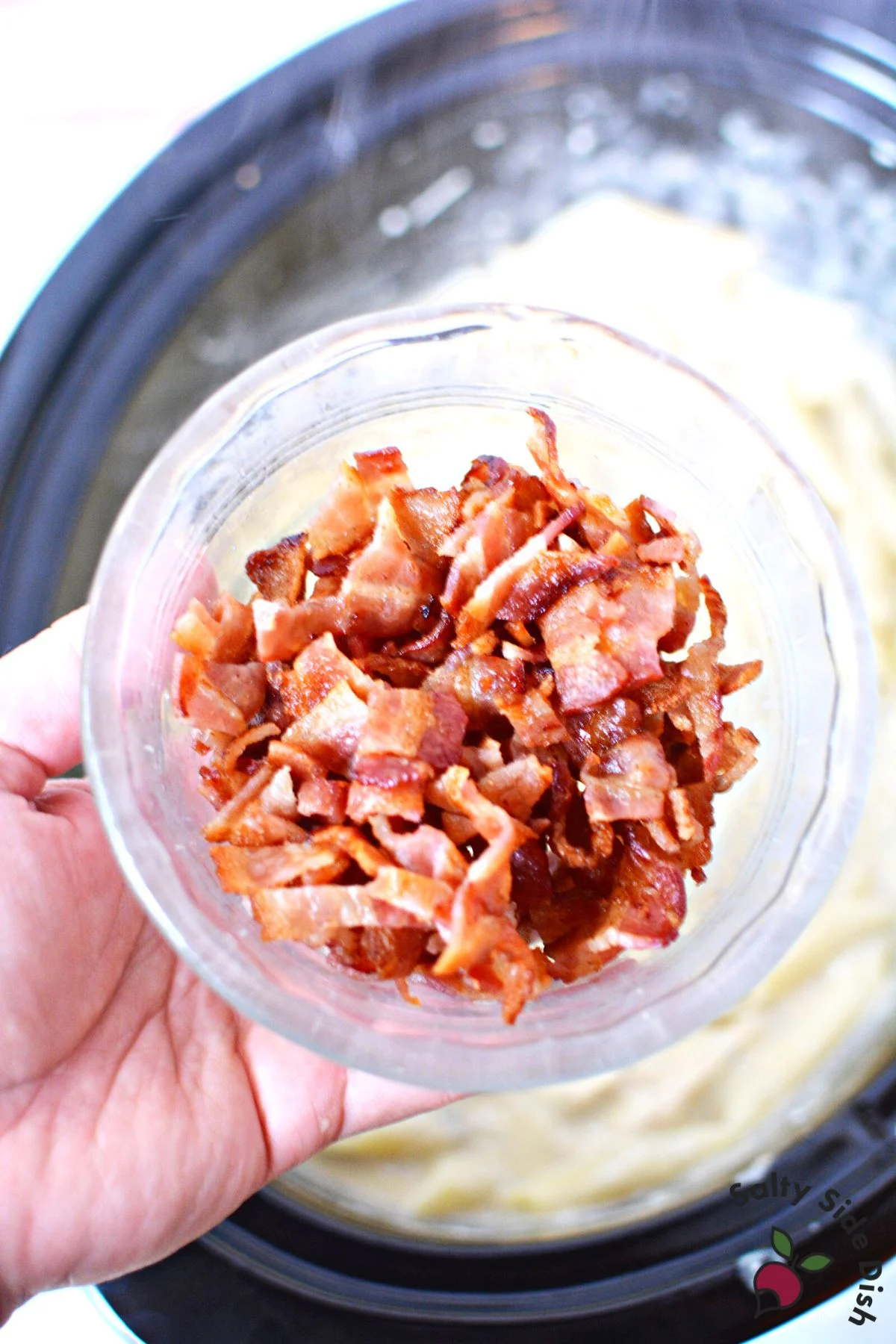 crispy cooked bacon