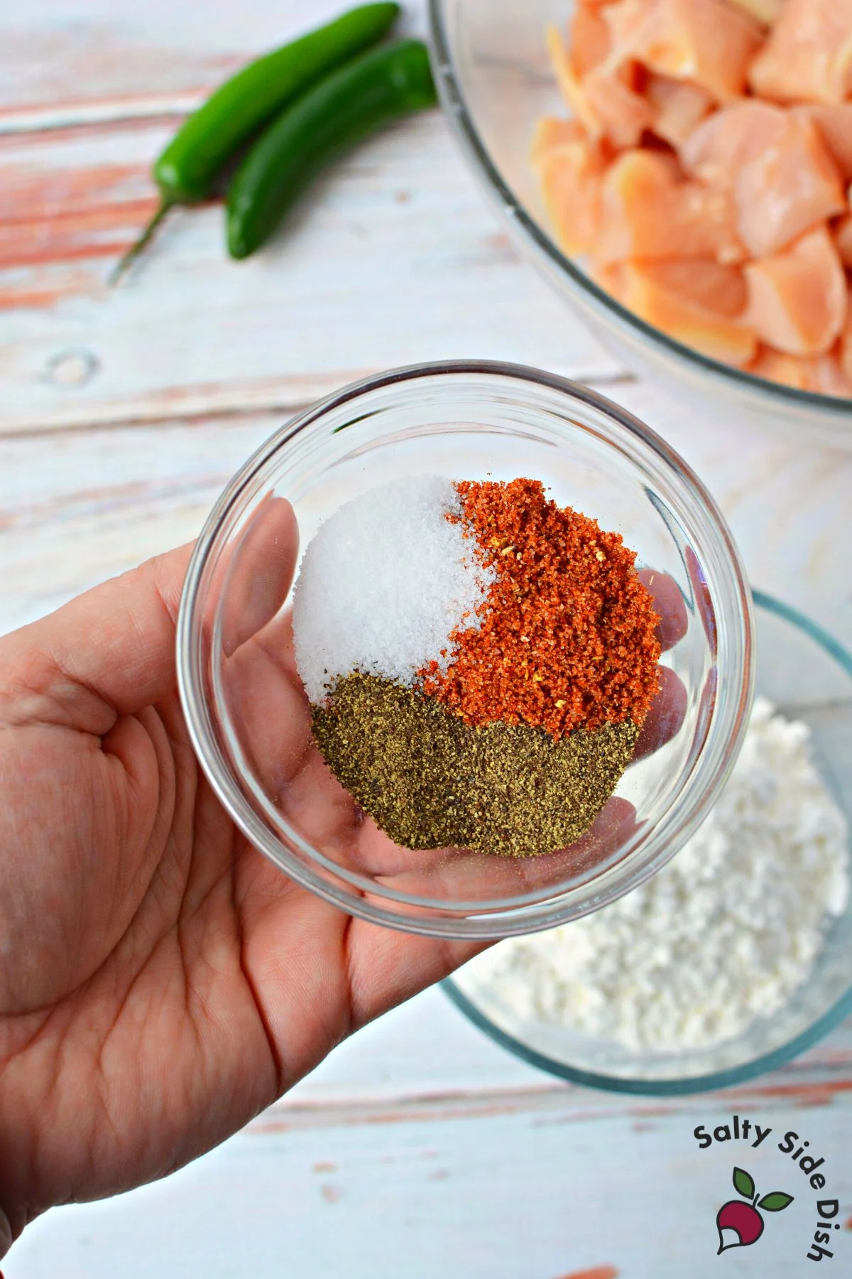 spices in a bowl.