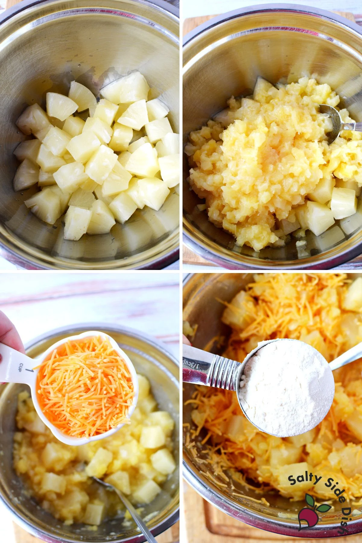 pineapple cheese casserole ingredients.