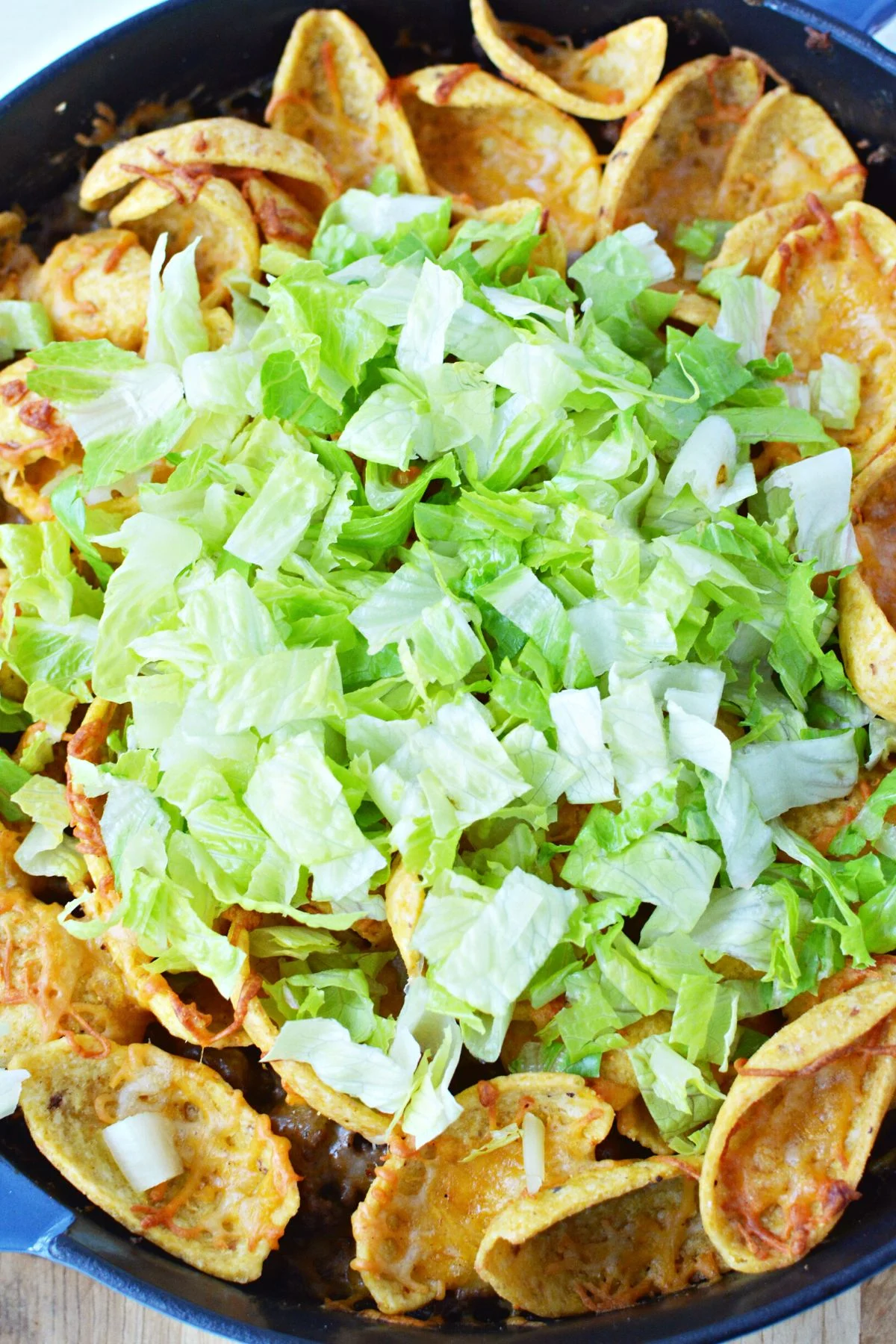 add toppings to casserole.