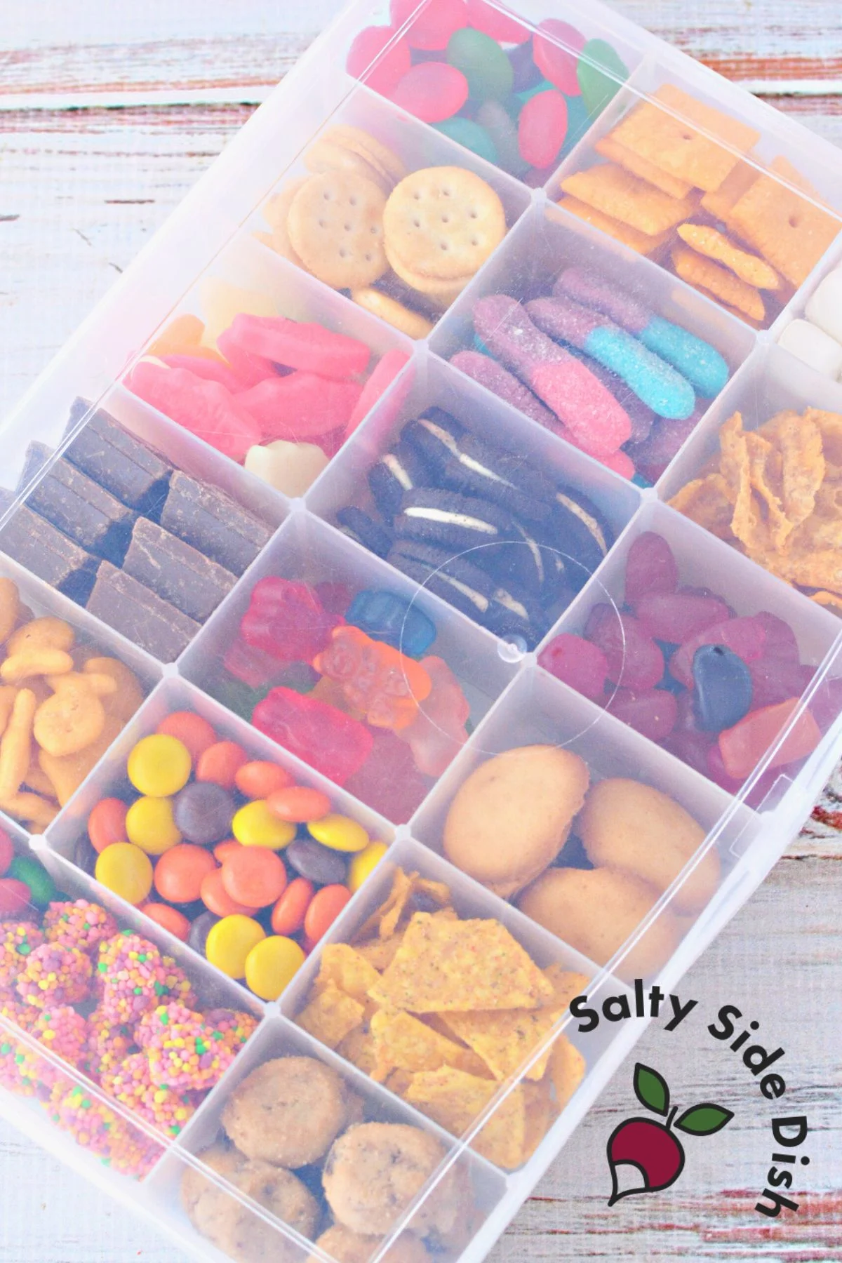 food snack box with closed lid.