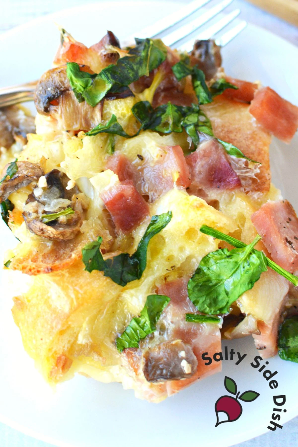 Ham and Cheese Strata