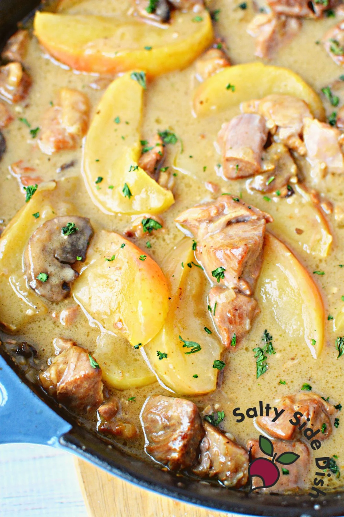 pork with apples.