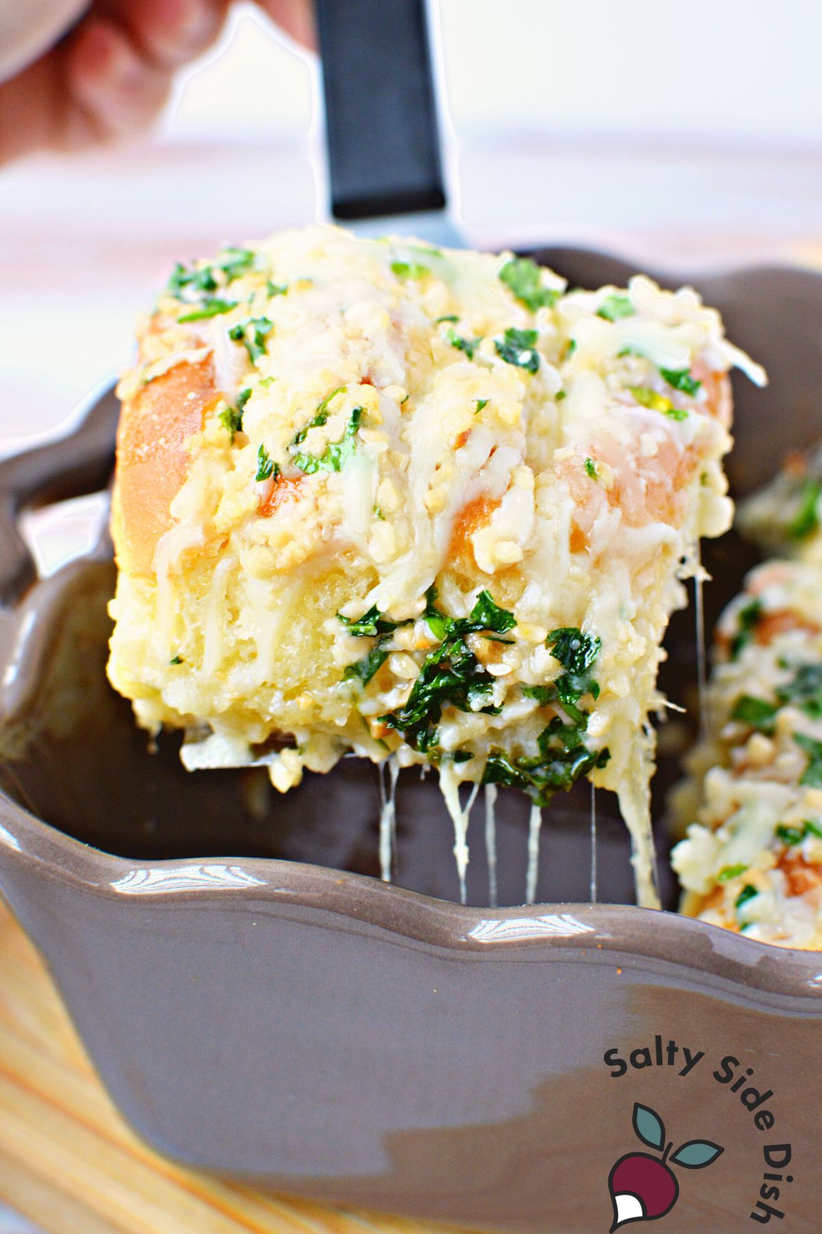 Hawaiian garlic butter rolls.
