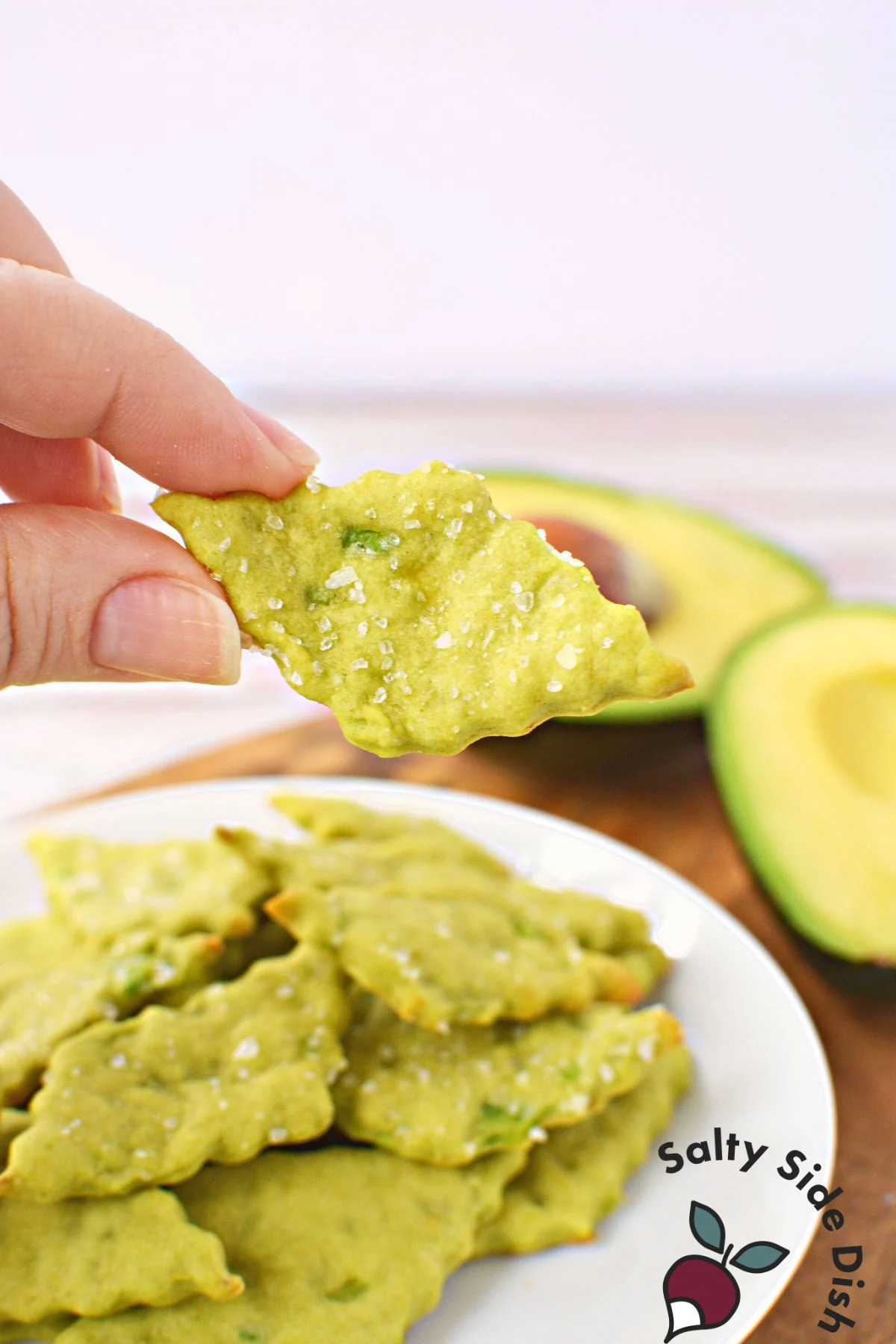 how to make avocado crackers.