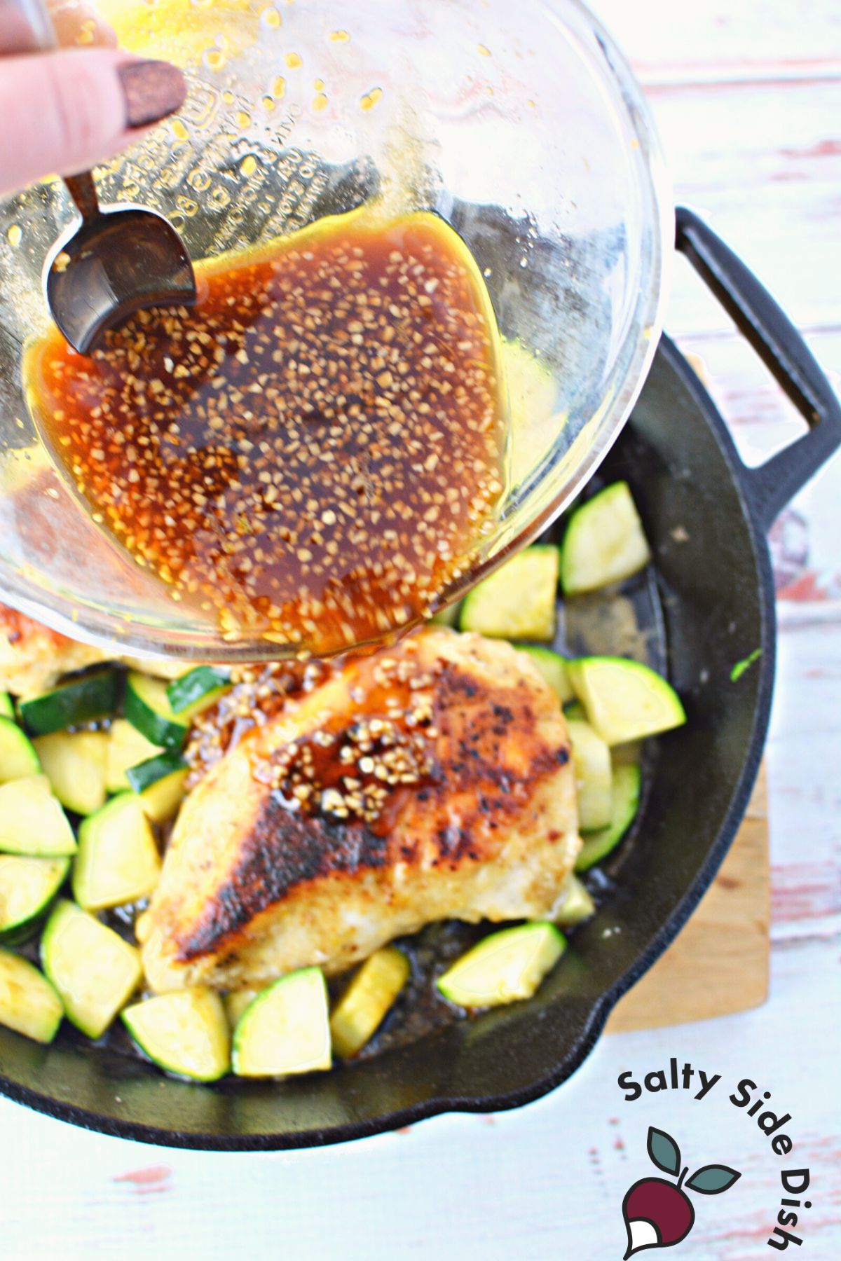 glazed chicken.