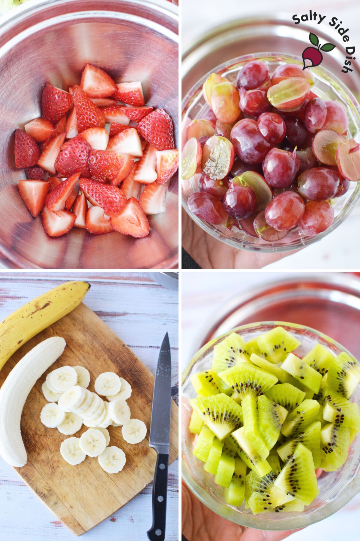 fruit salad ingredients.