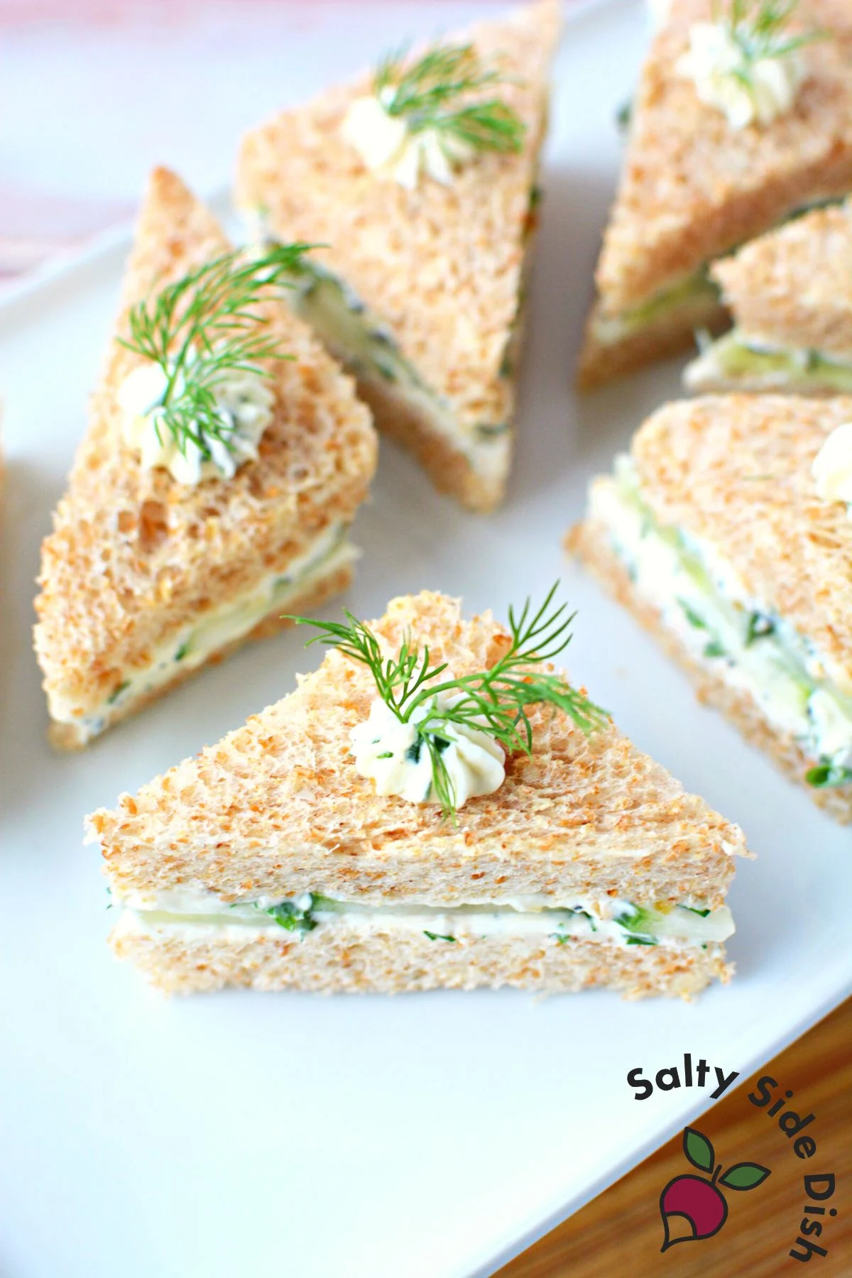 sandwiches on a plate.