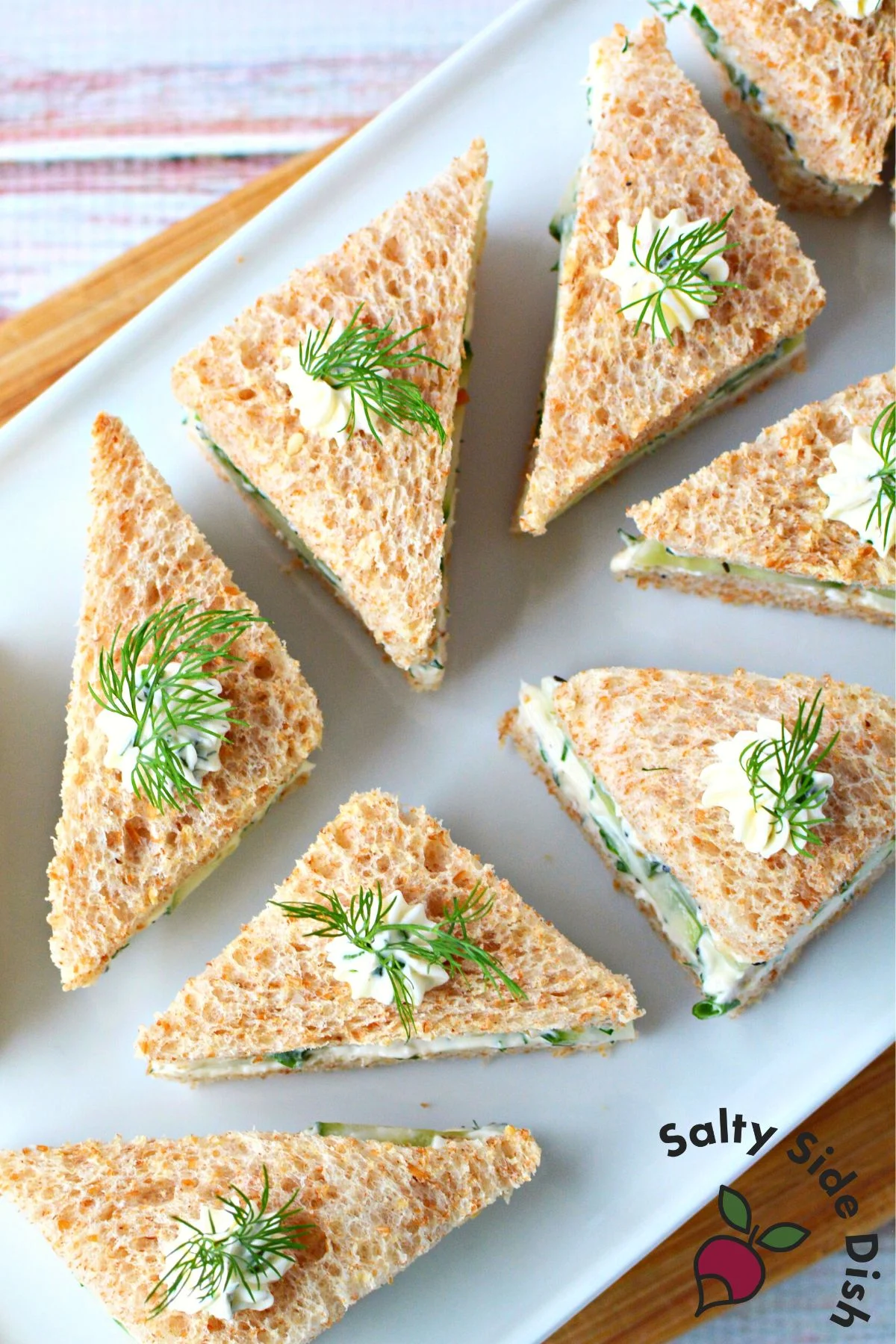 tray of finger food appetizers.