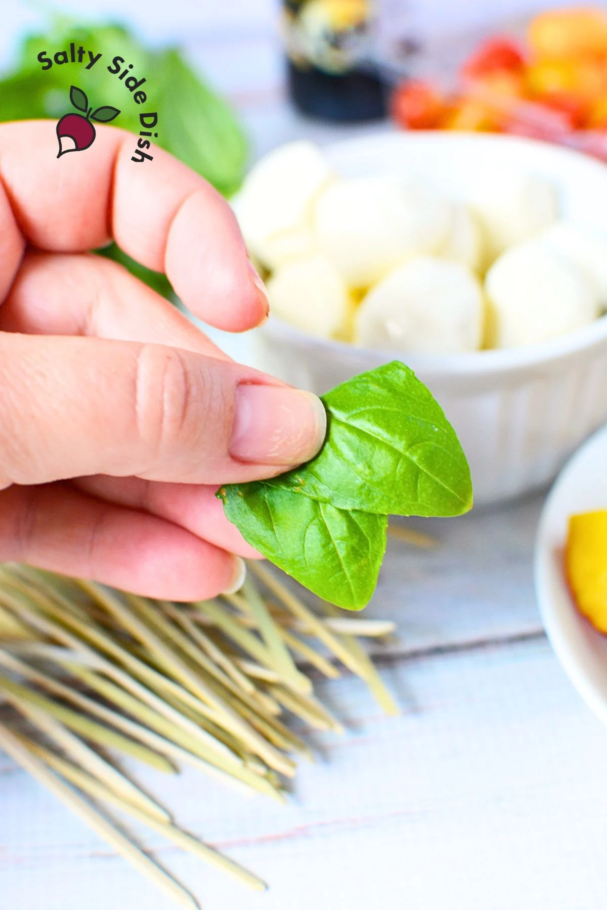 fresh basil leaves are the best way to add to a recipe for restaurant quality taste.
