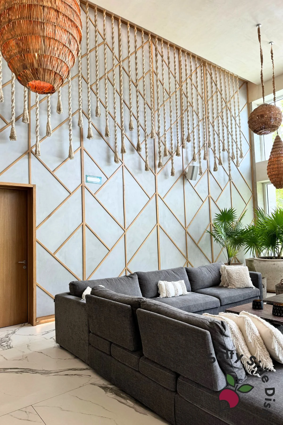 the front lobby.