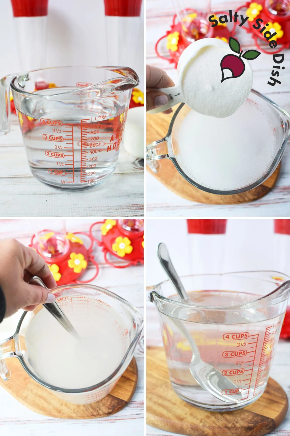 Boiling water in microwave-safe bowl