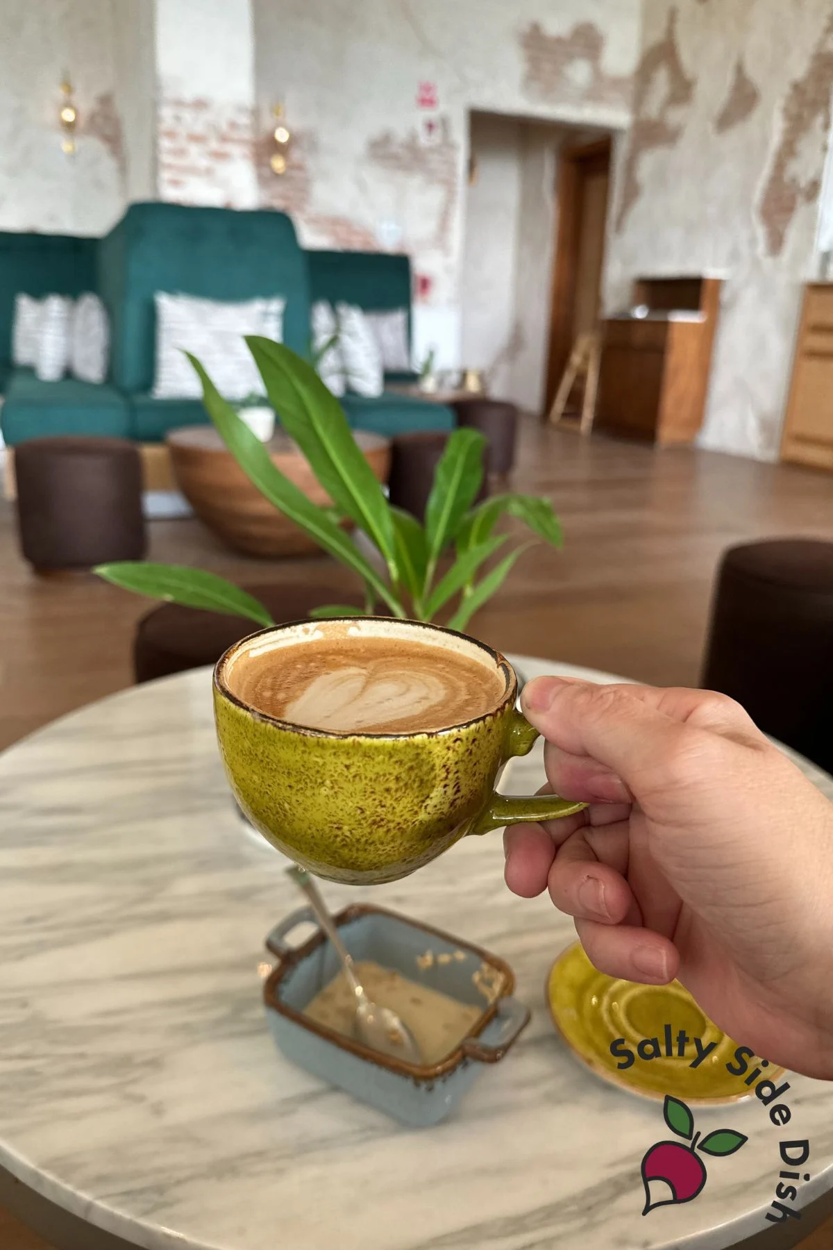 cappuccino in the morning.