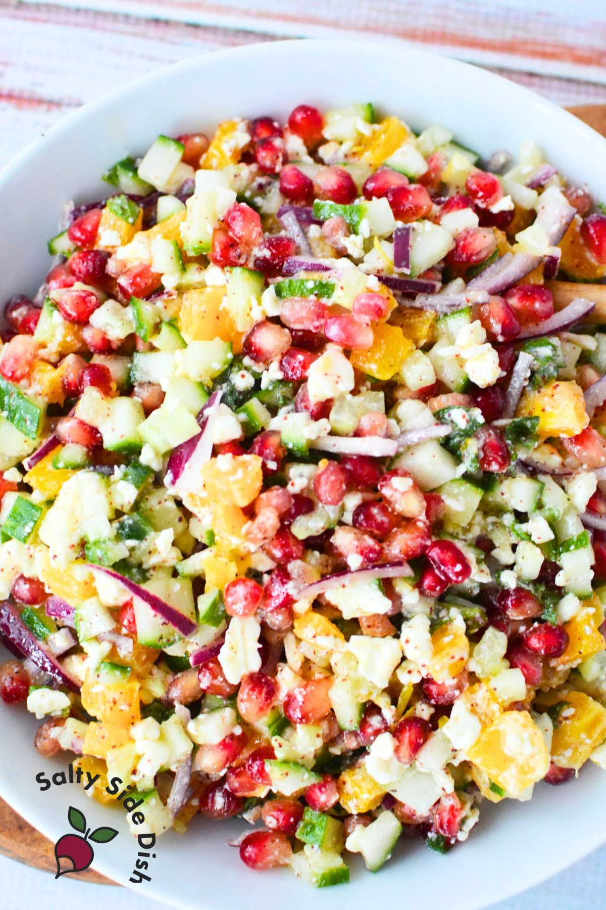 Pomegranate Salad with Feta Cheese