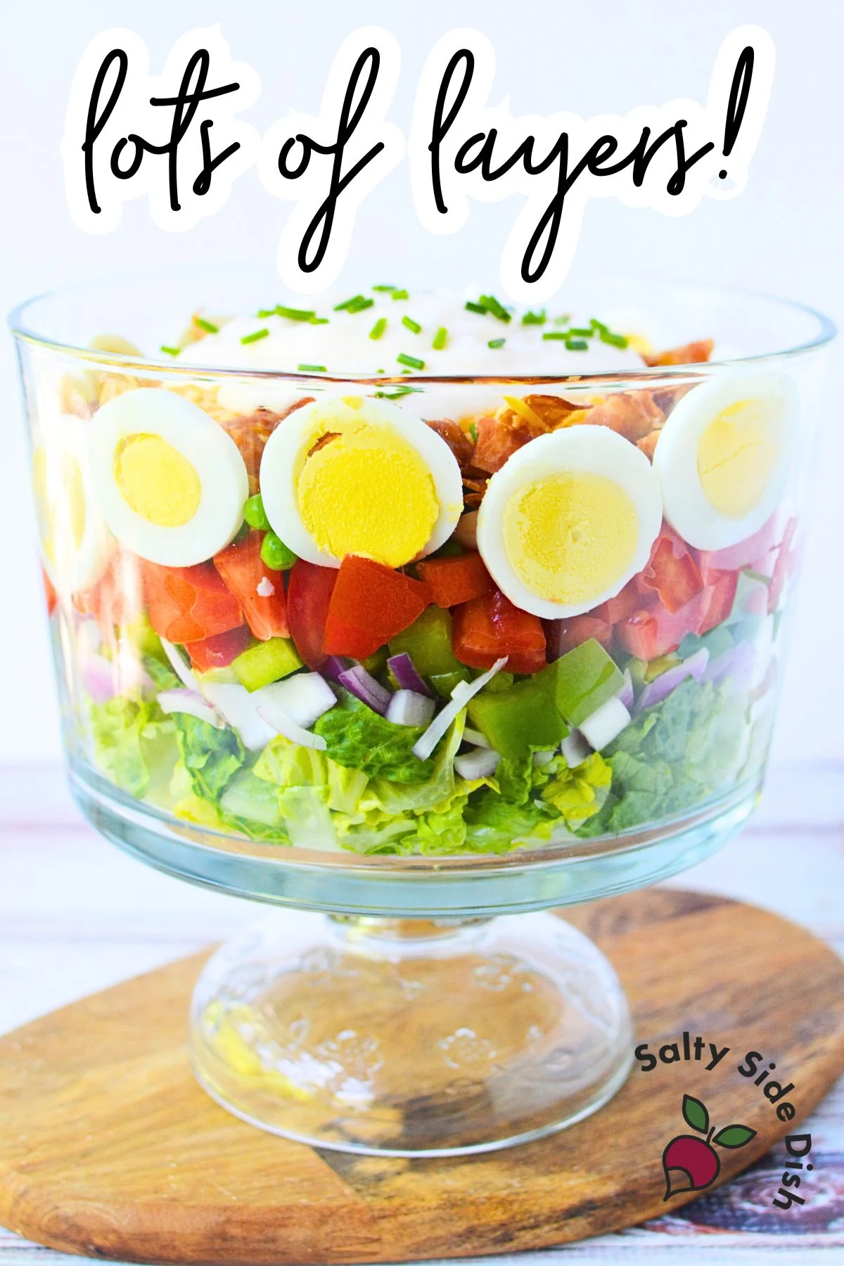 how to make a 7 layered salad recipe.