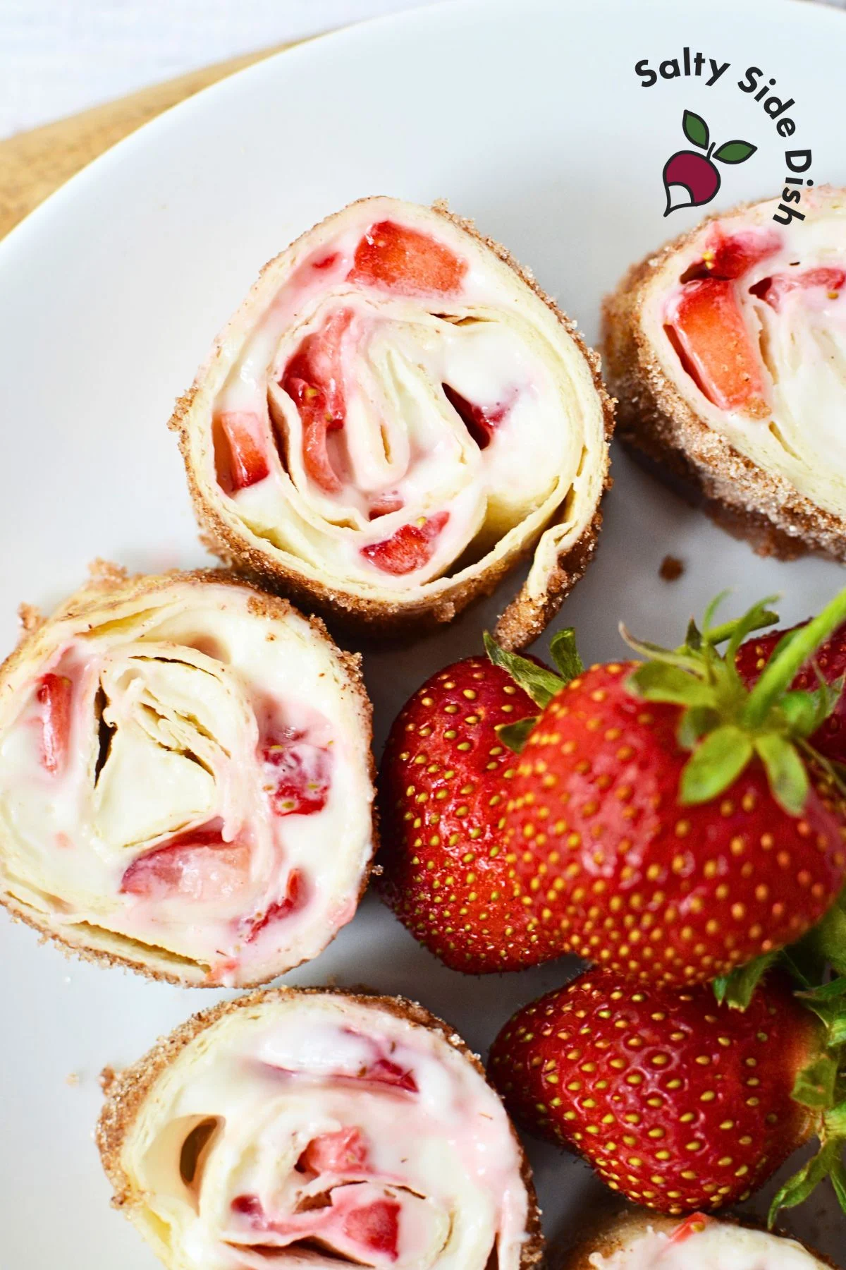 Strawberry Party Pinwheels