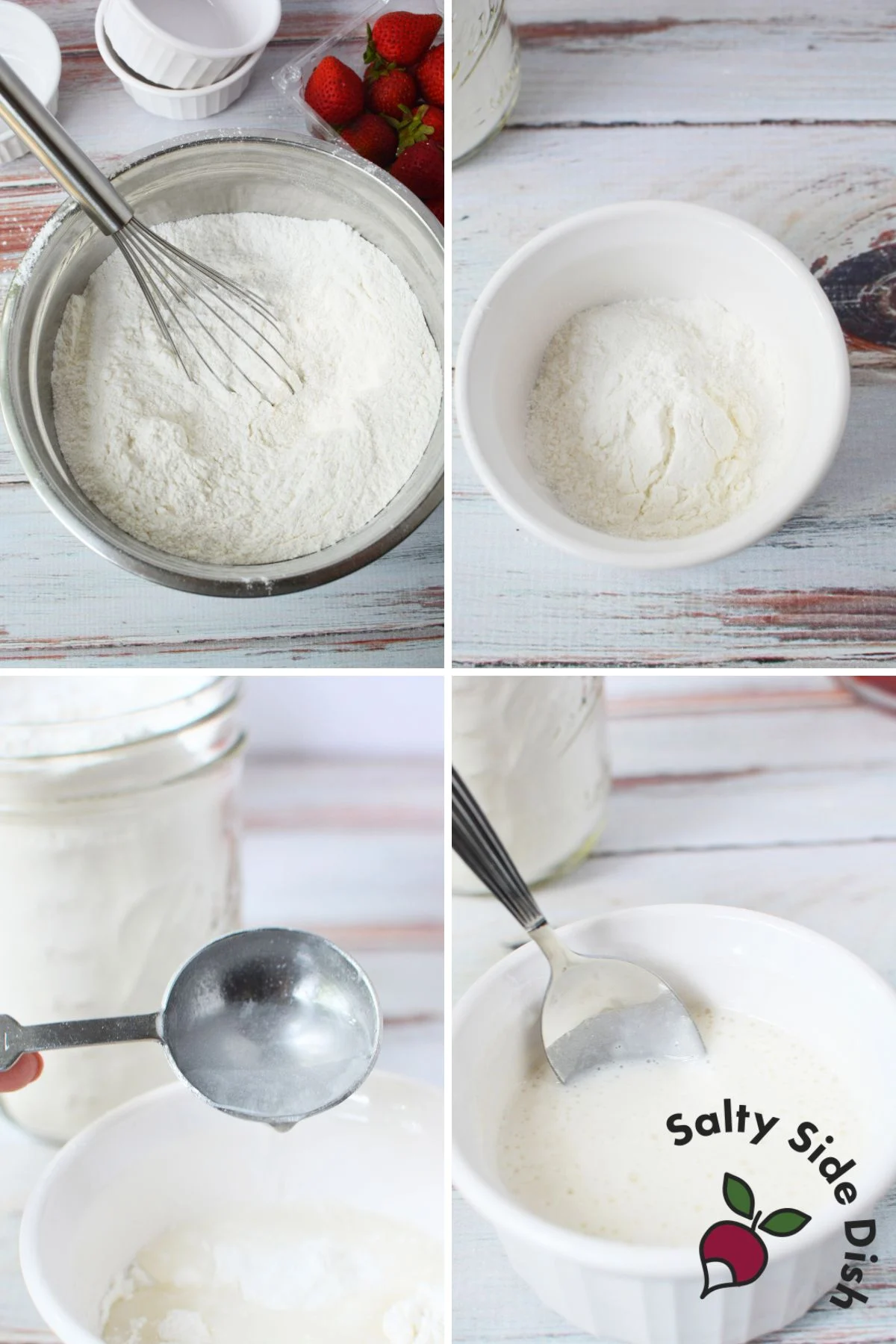 Easy boxed strawberry shortcake dessert.