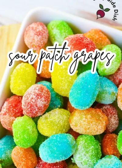 recipe for sour patch grapes with gelatin.