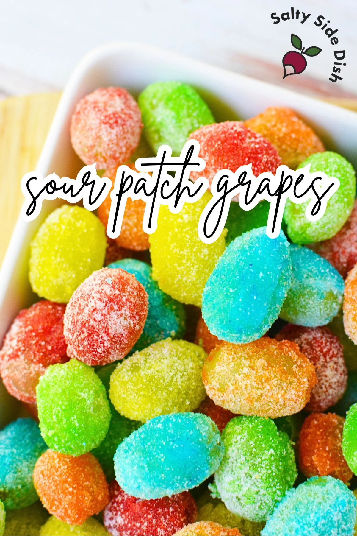recipe for sour patch grapes with gelatin.