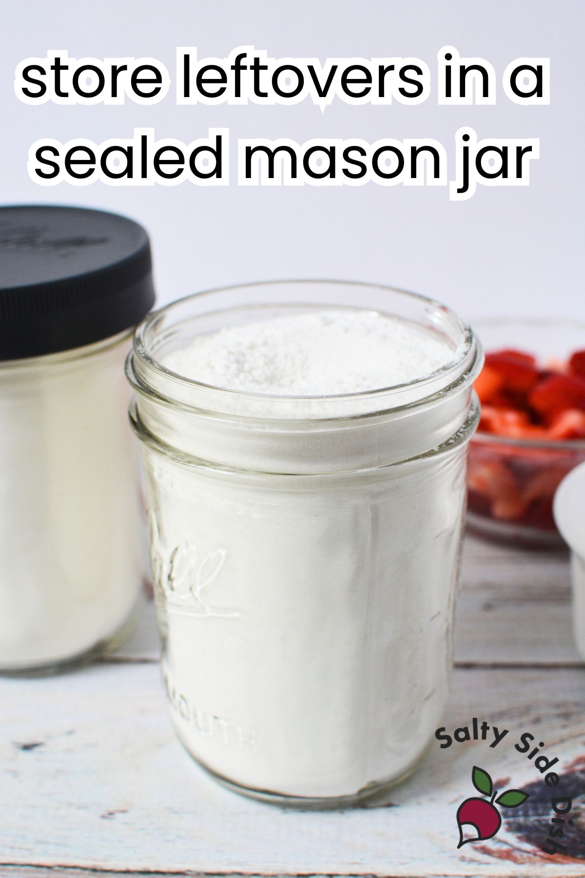storing dry pantry ingredients.