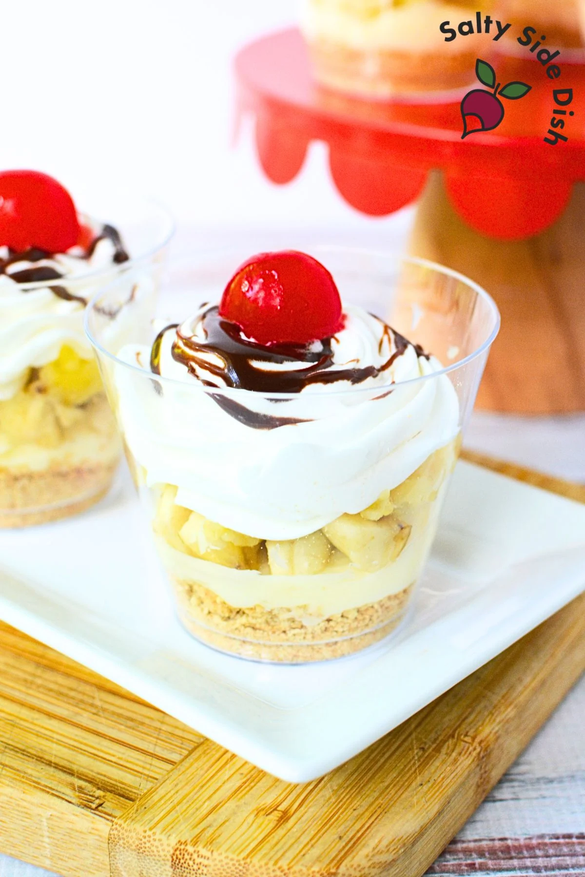 Banana Split Pie Cups