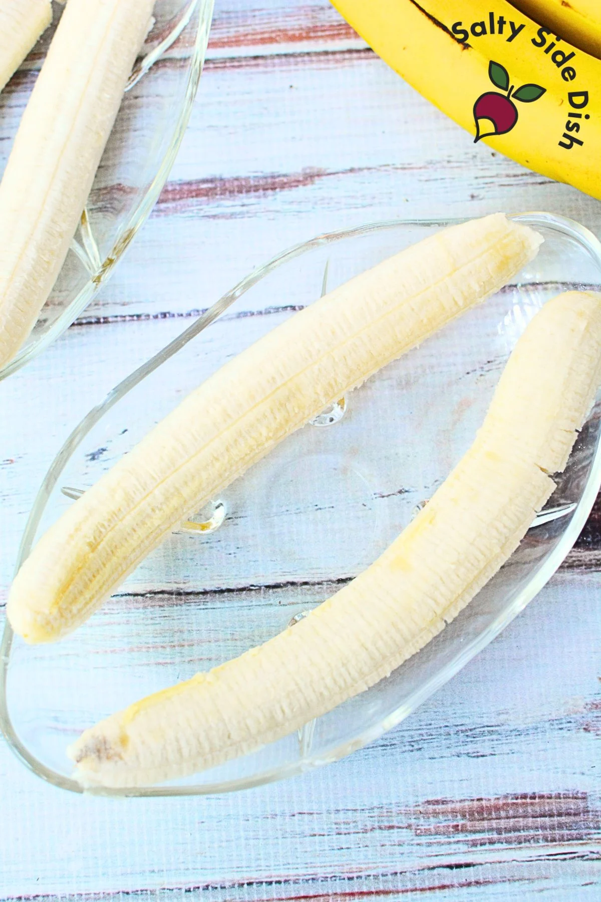 fresh bananas in a boat.
