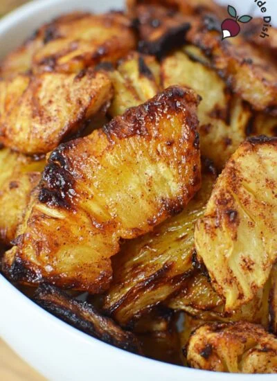 how to air fry pineapple in a ninja foodi.
