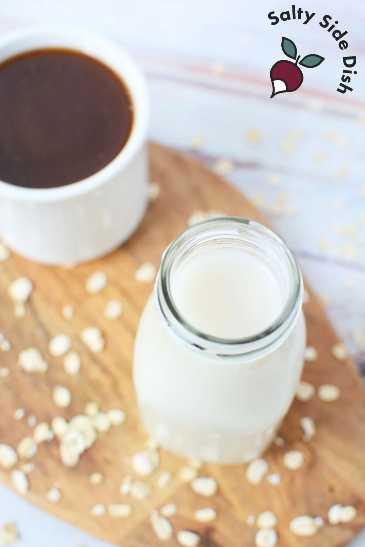 coffee and creamy oat milk.