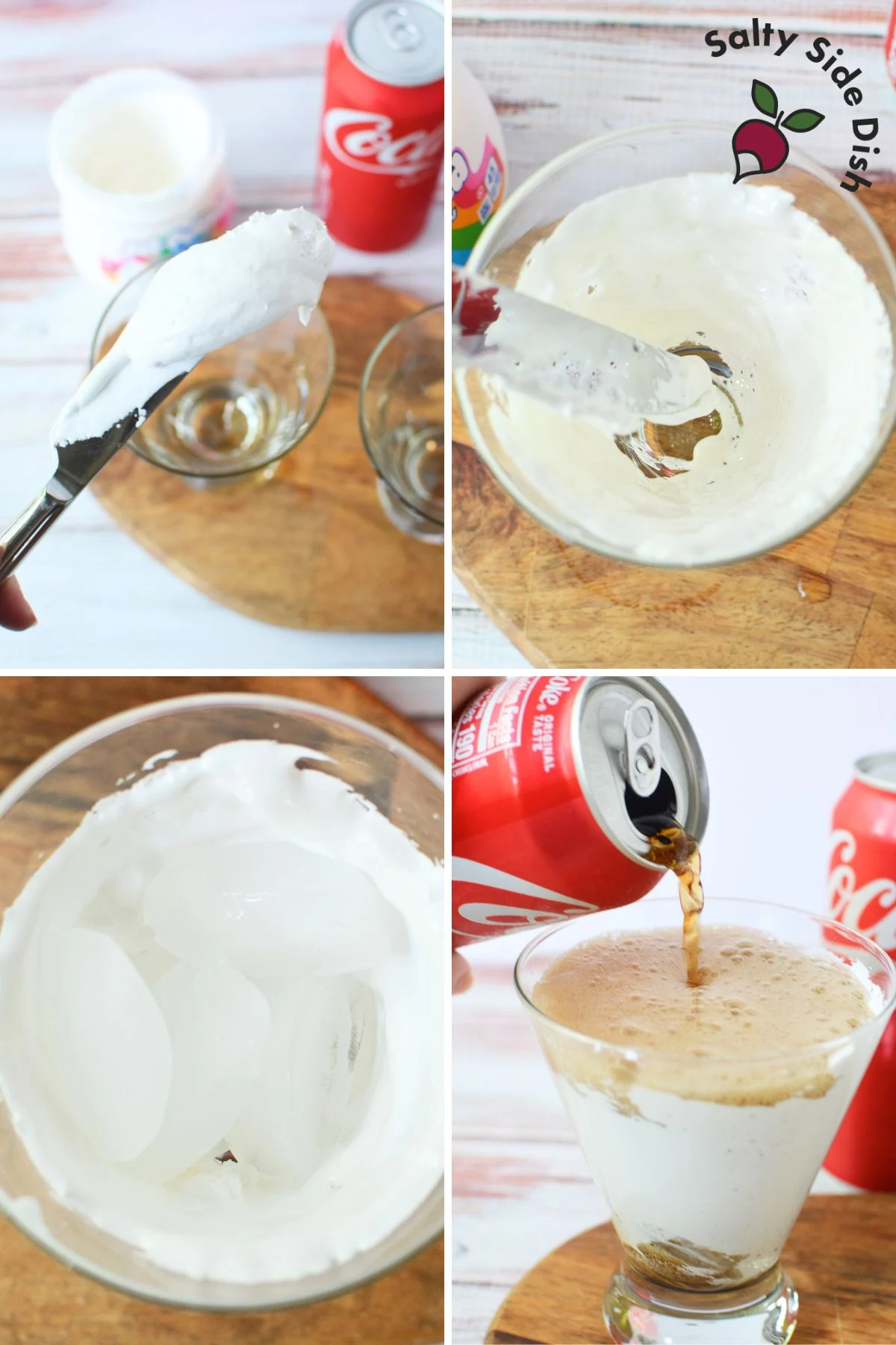 step by step instructions with how to make a viral recipe with marshmallow fluff.