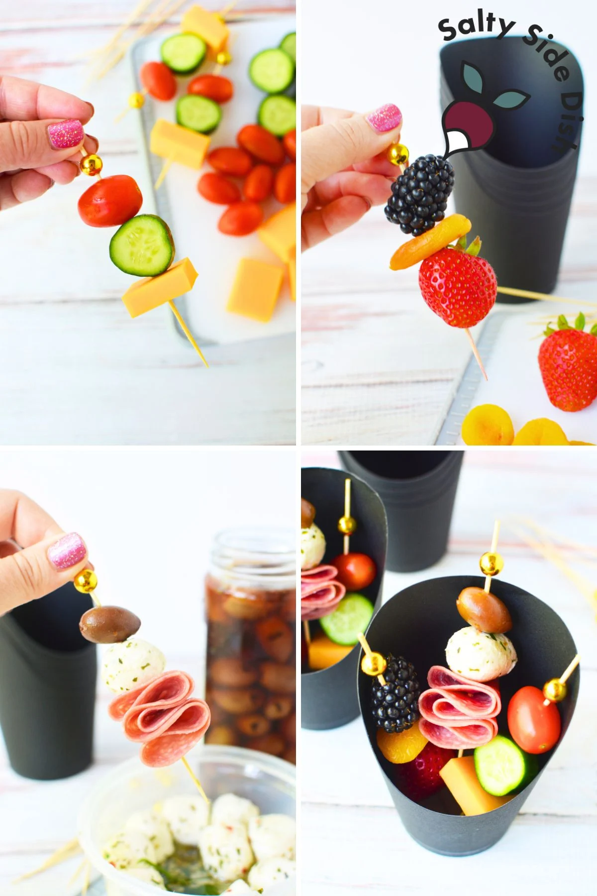 prepare your food and then layer inside cups