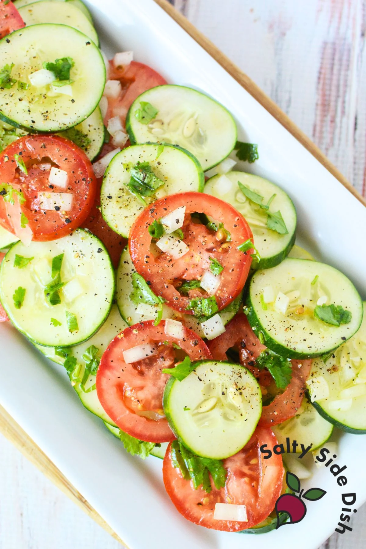 Cucumber Tomato Onion Salad