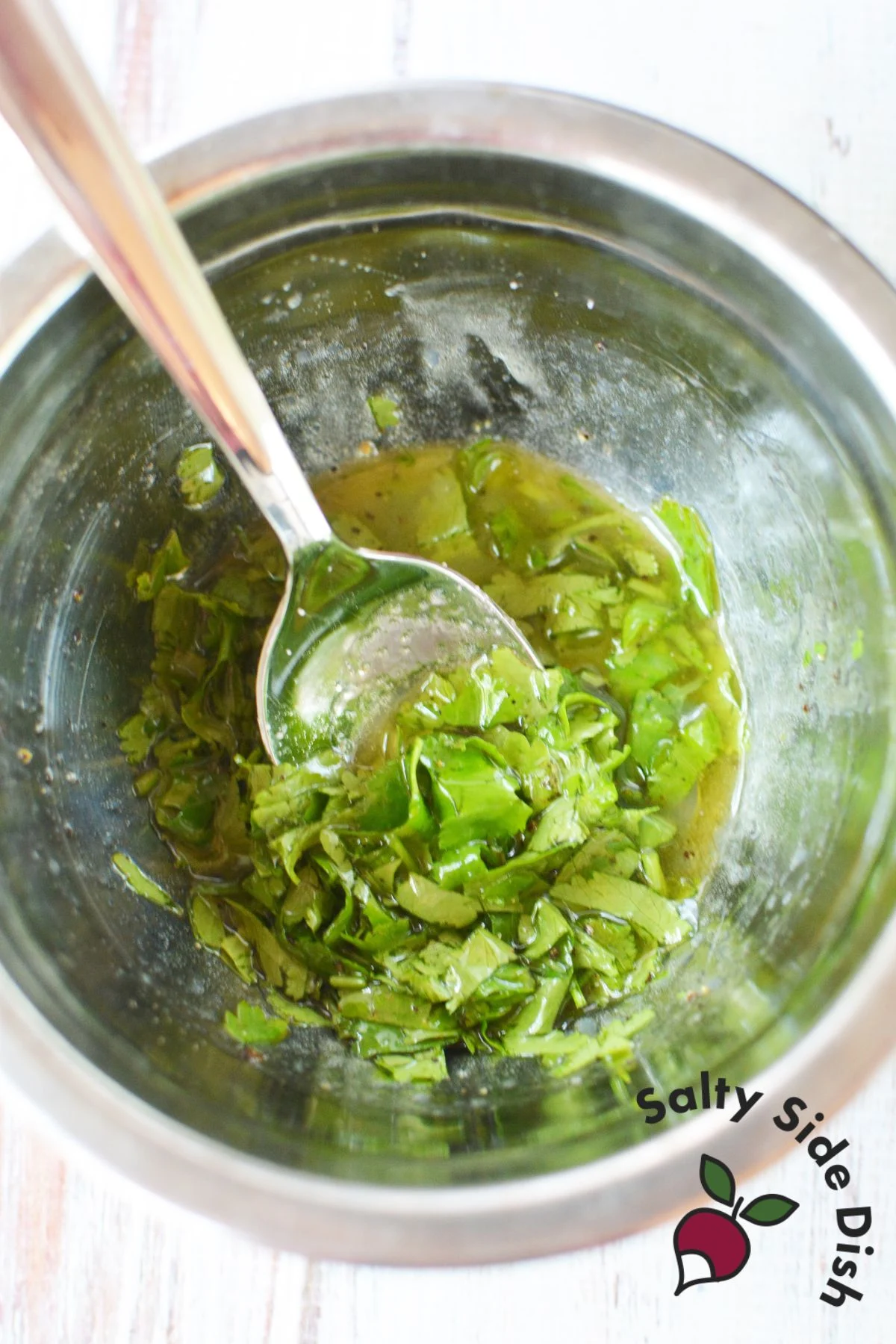 cilantro and olive oil dressing