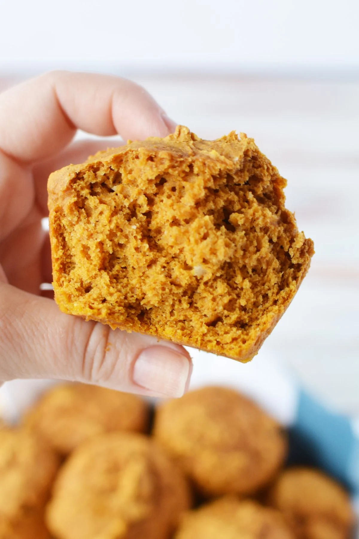 inside of muffins.