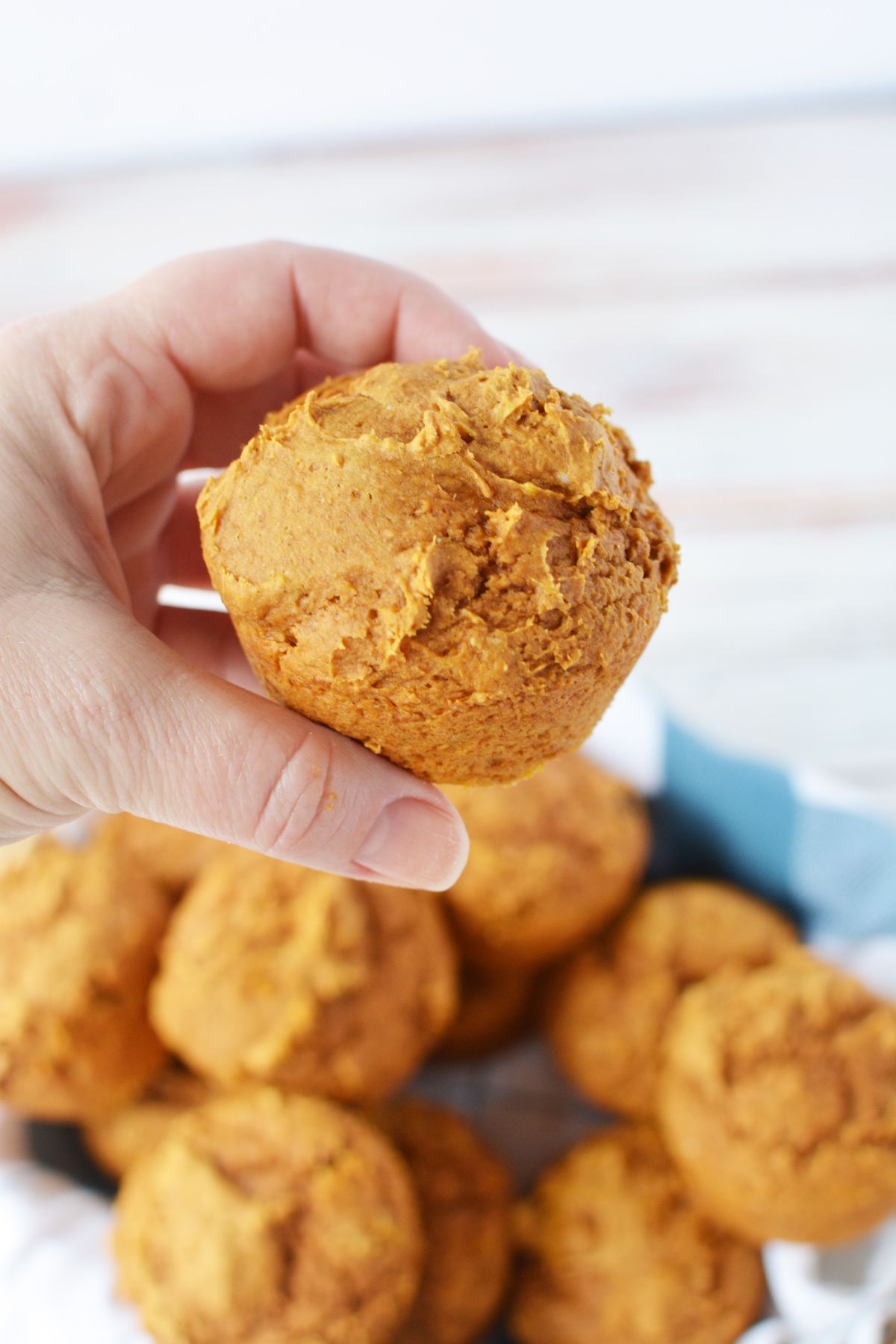 spice cake mix and pumpkin muffins.