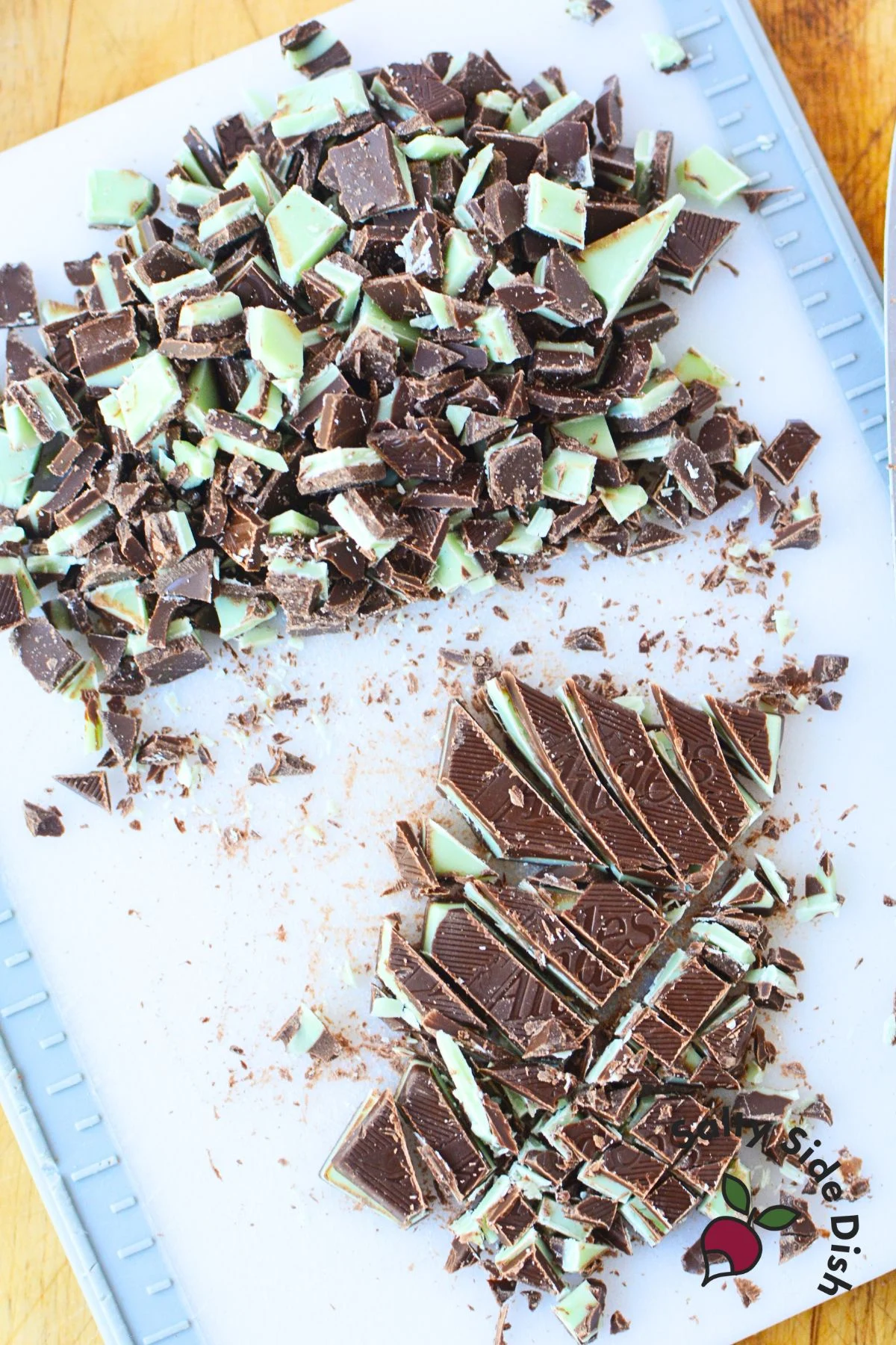 chopped Andes Creme De Menthe Thins
