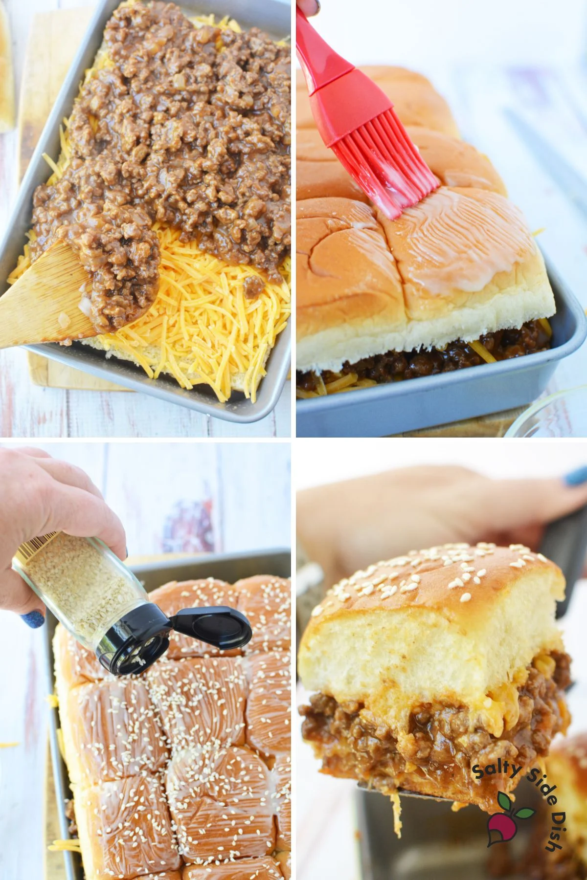 assembling joe sliders.