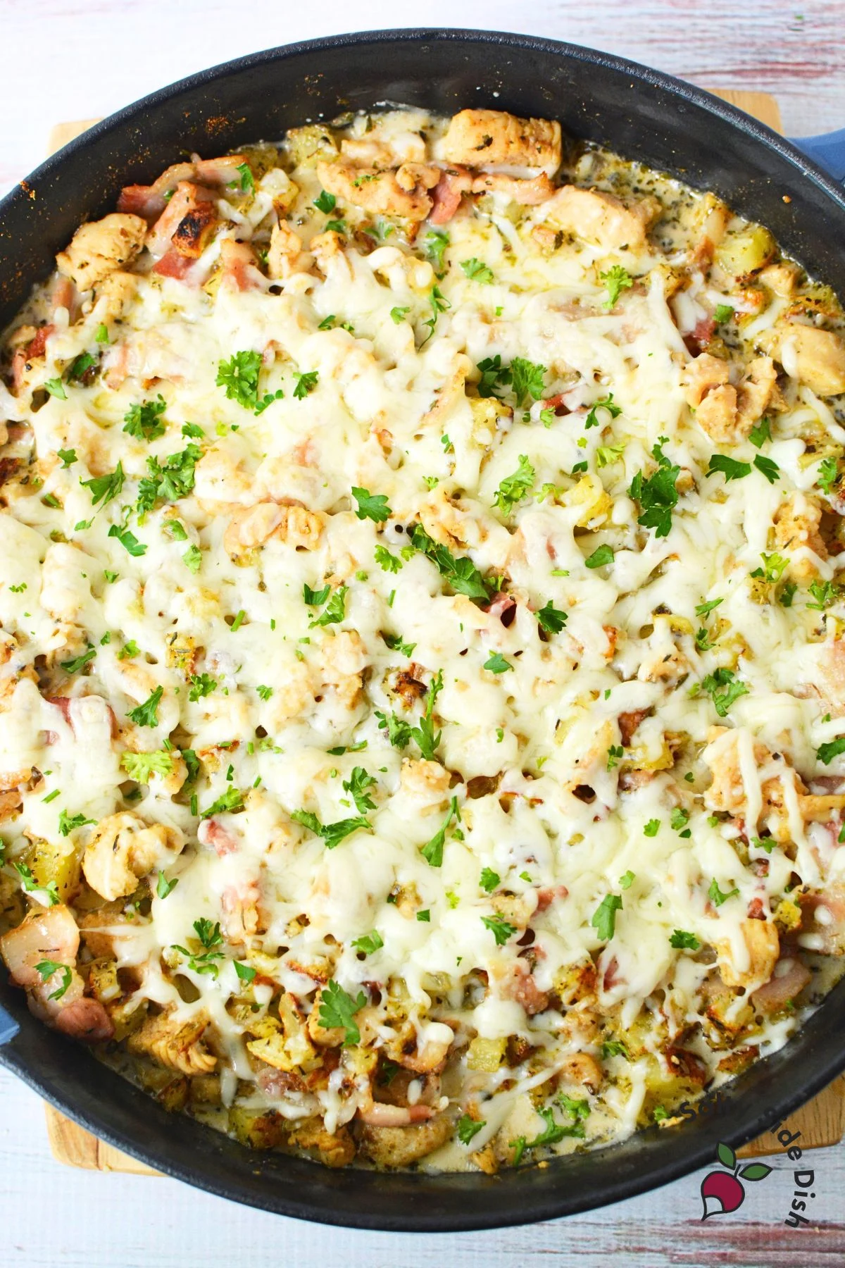 Chicken Bacon Potato Casserole