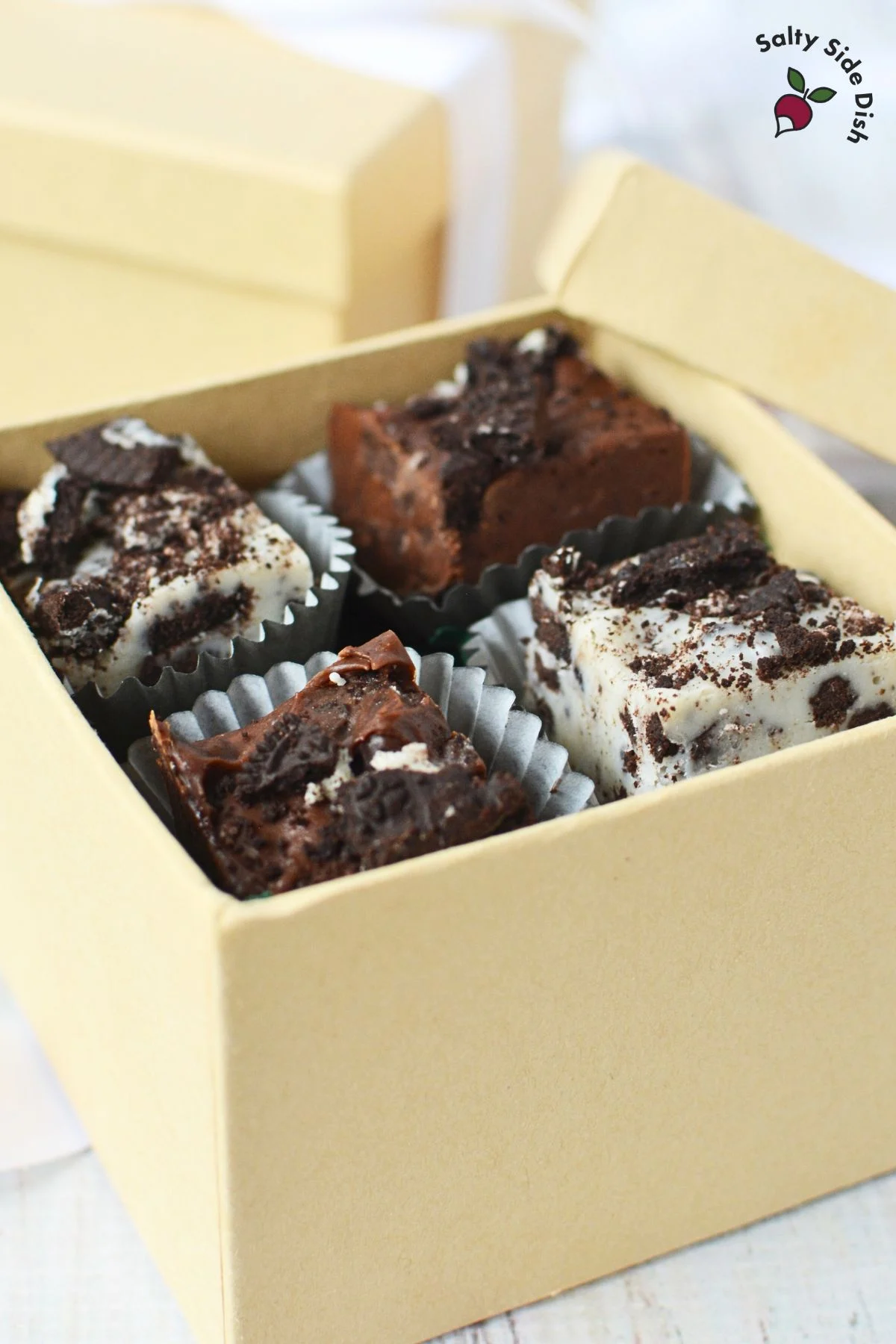 How to package fudge for gifts