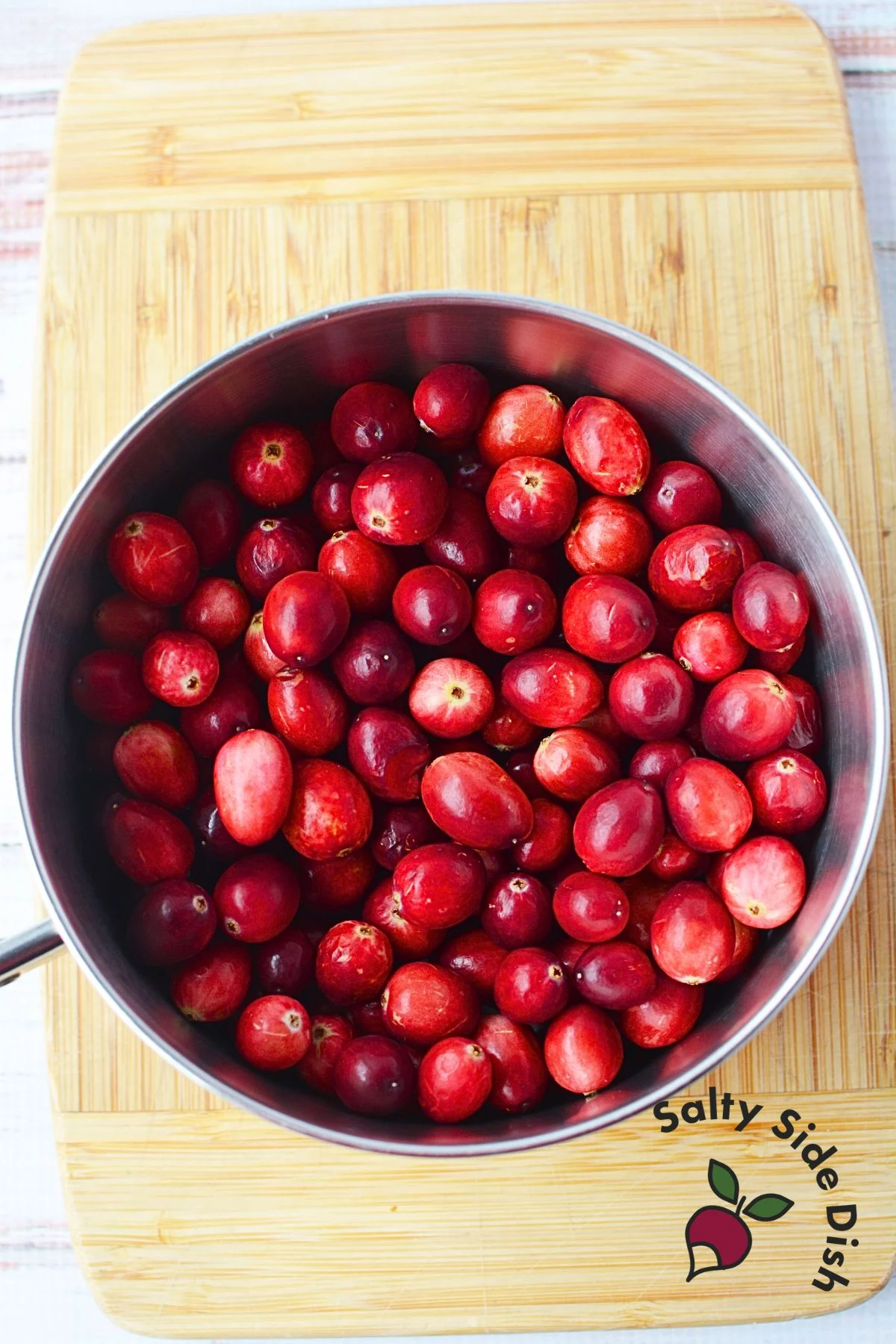 fresh cranberries.