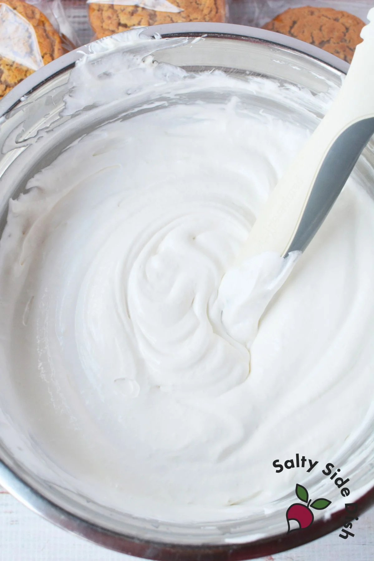 mix together all ingredients without the cream pies.