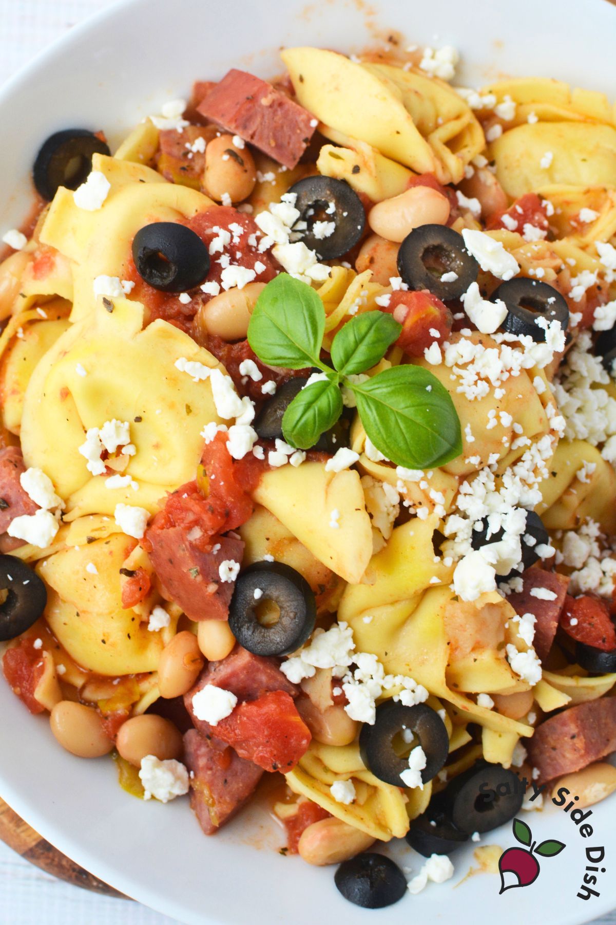 Crockpot Mediterranean Tortellini