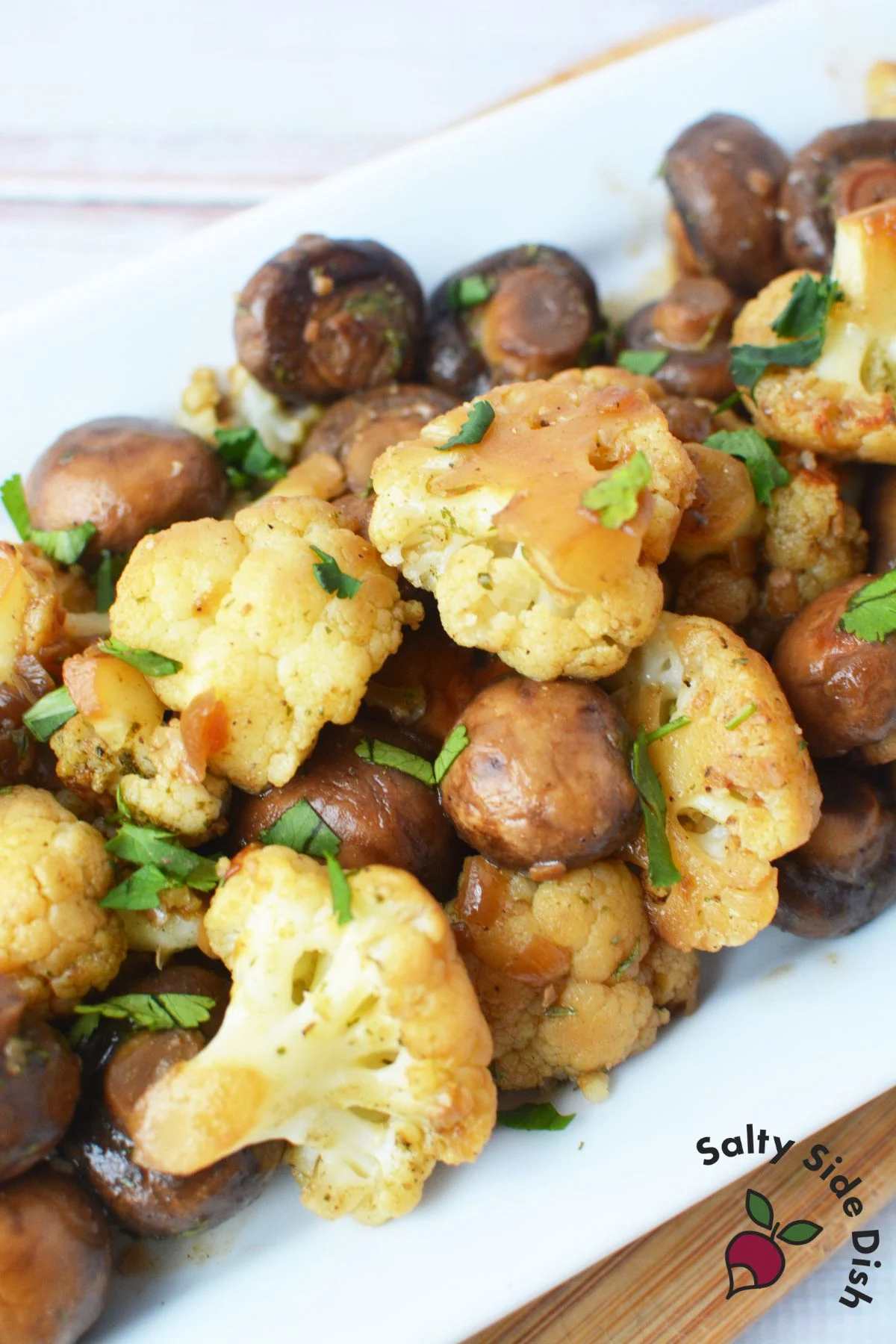 Cauliflower and Mushrooms
