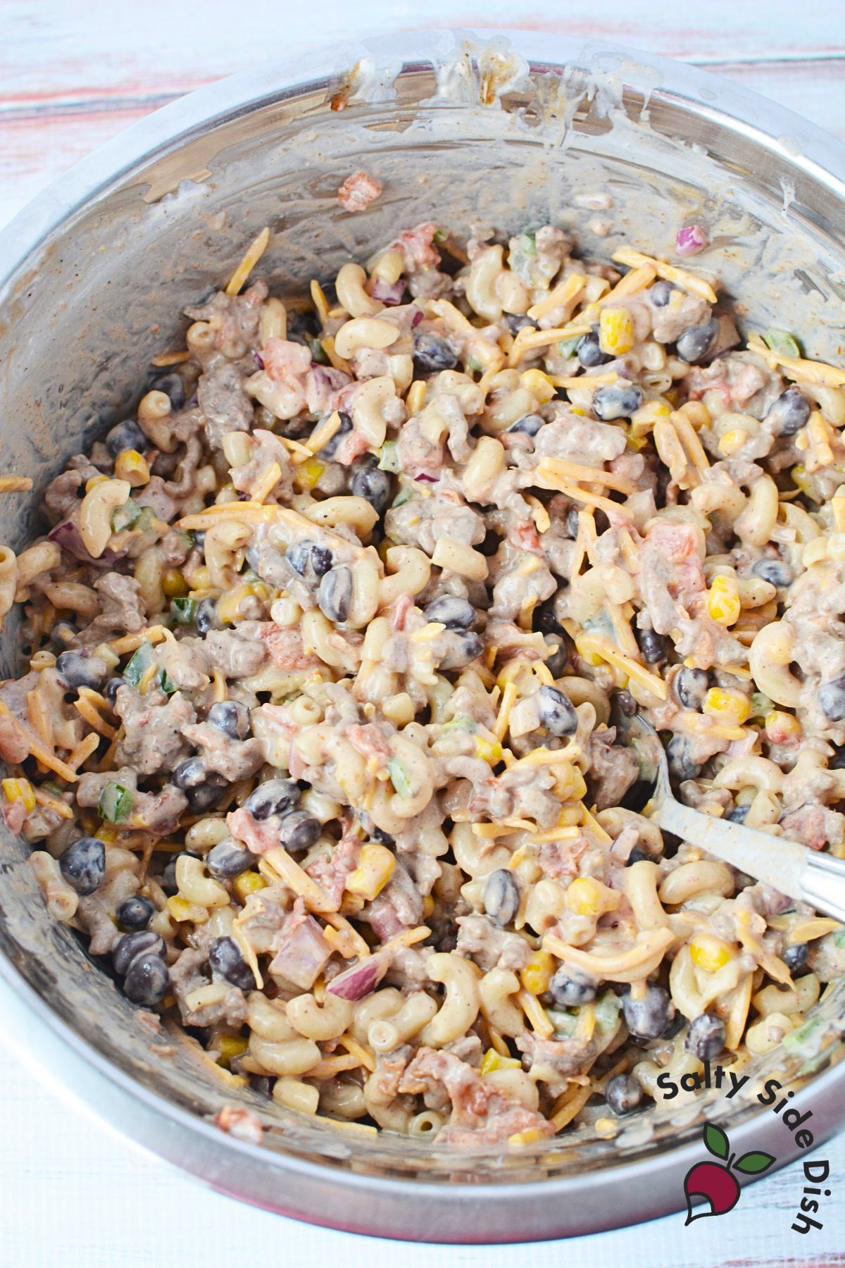 best cold pasta salad dish with tex mex flavors.