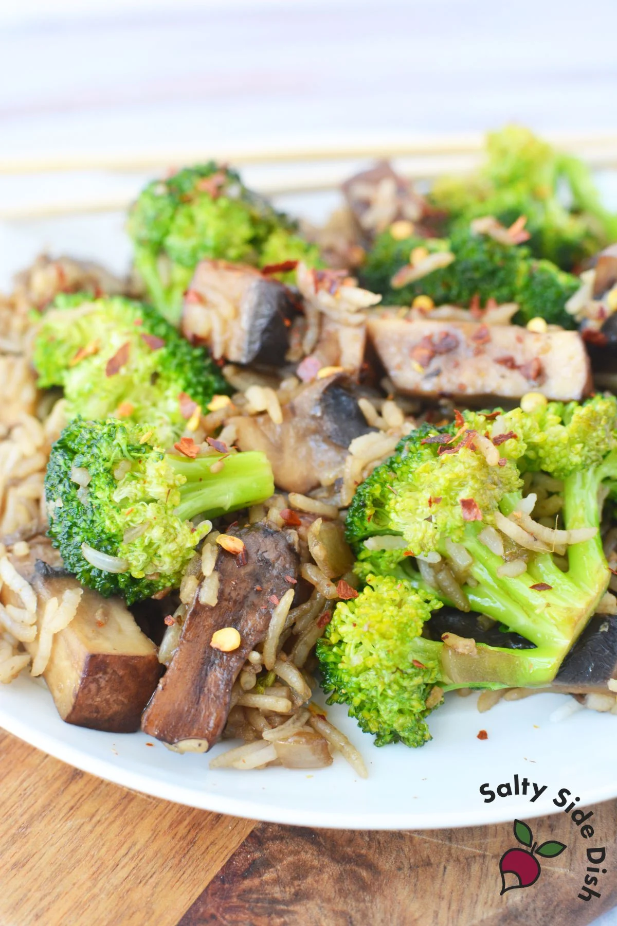 Broccoli Mushroom Stir Fry