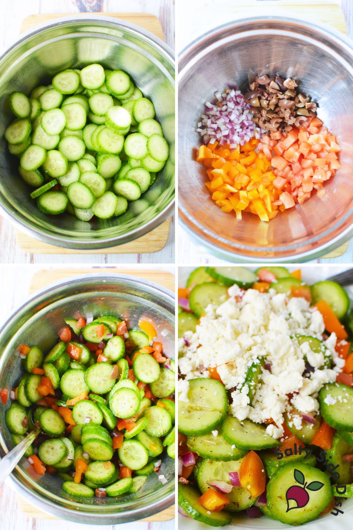 how to make Mediterranean Cucumber Salad.