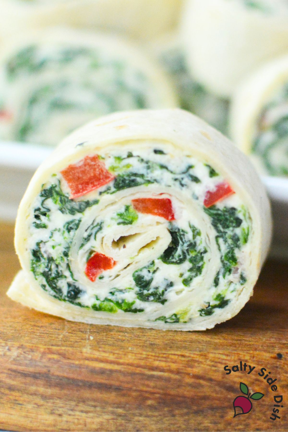 Spinach Dip Pinwheels